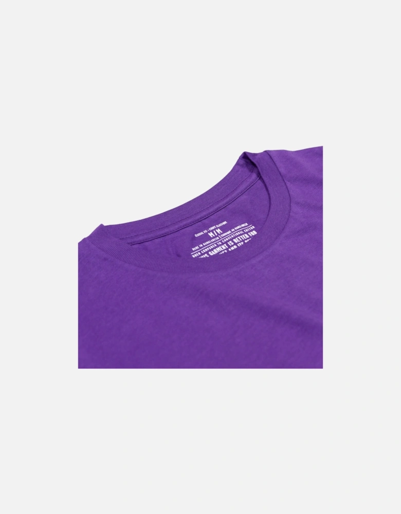 Stone Blank BSC T-Shirt - Deep Purple