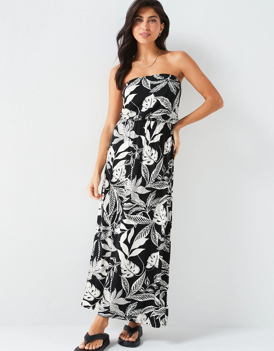 Bandeau Maxi Dress - Print, 5 of 4