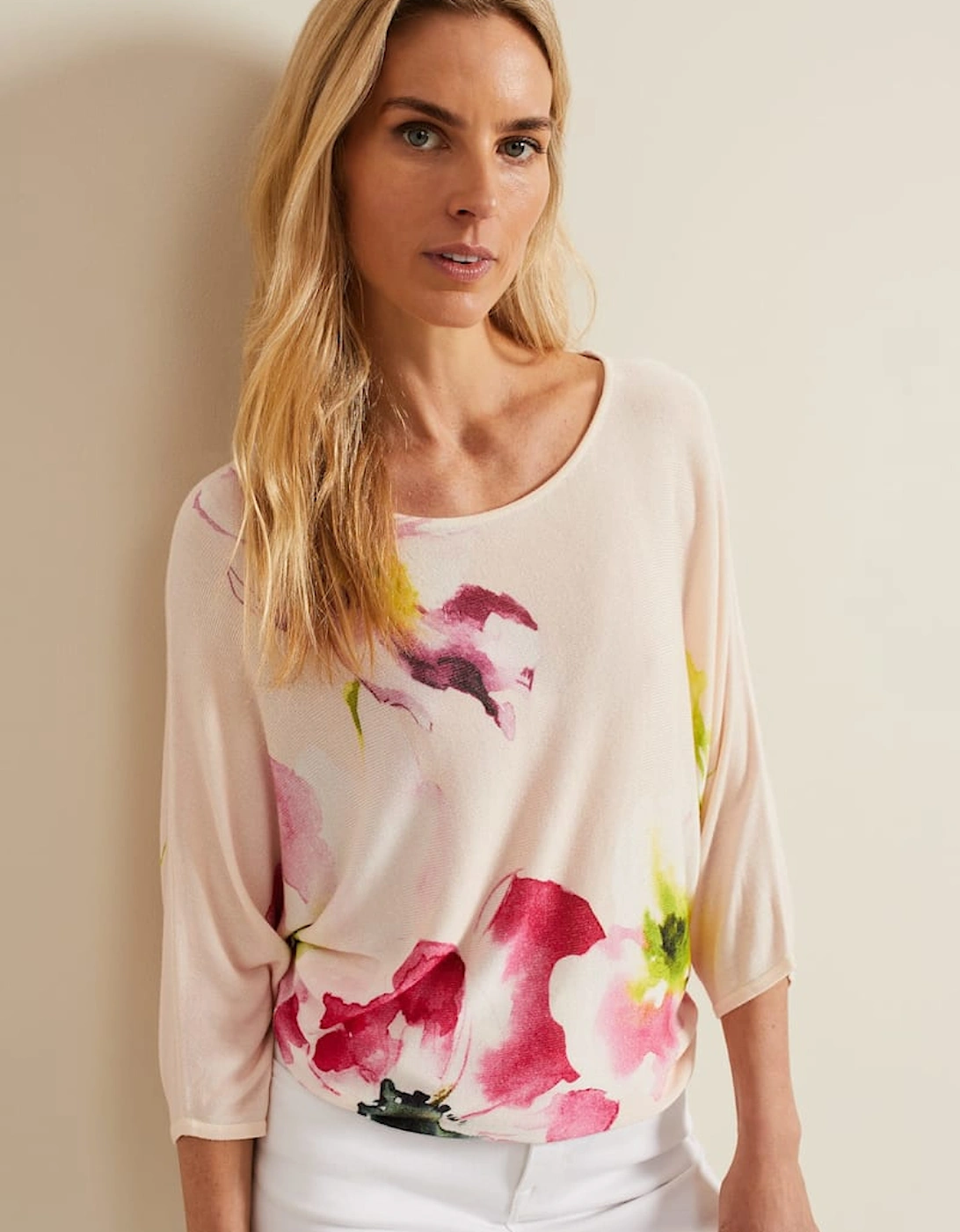 Erika Floral Placement Jumper, 2 of 1