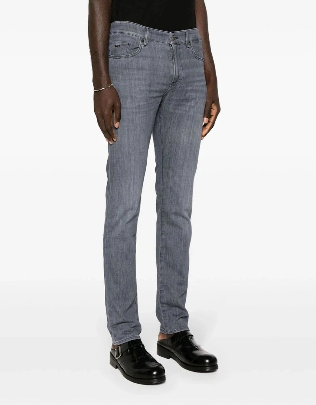 Delaware 3-1 Stretch Cotton Jeans Grey