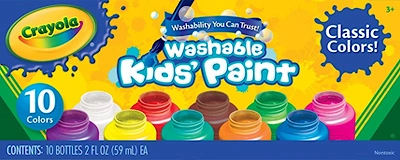 10ct Washable Kids Paint