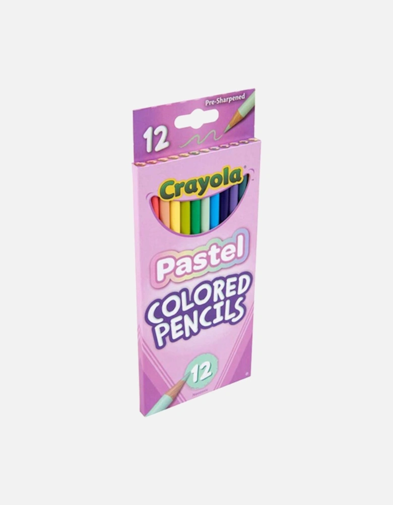 12 Pastel Coloured Pencils