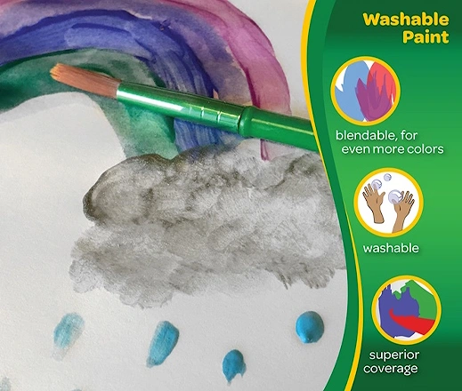 6 Washable Kids Paint