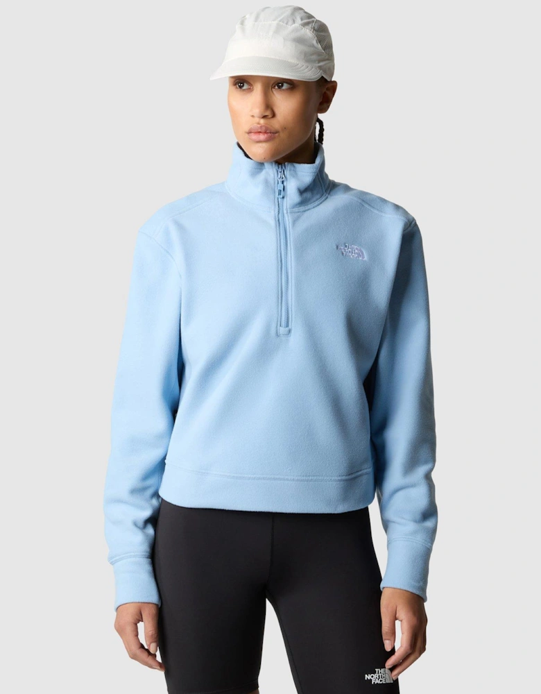 Womens 100 Glacier Half Zip - Blue