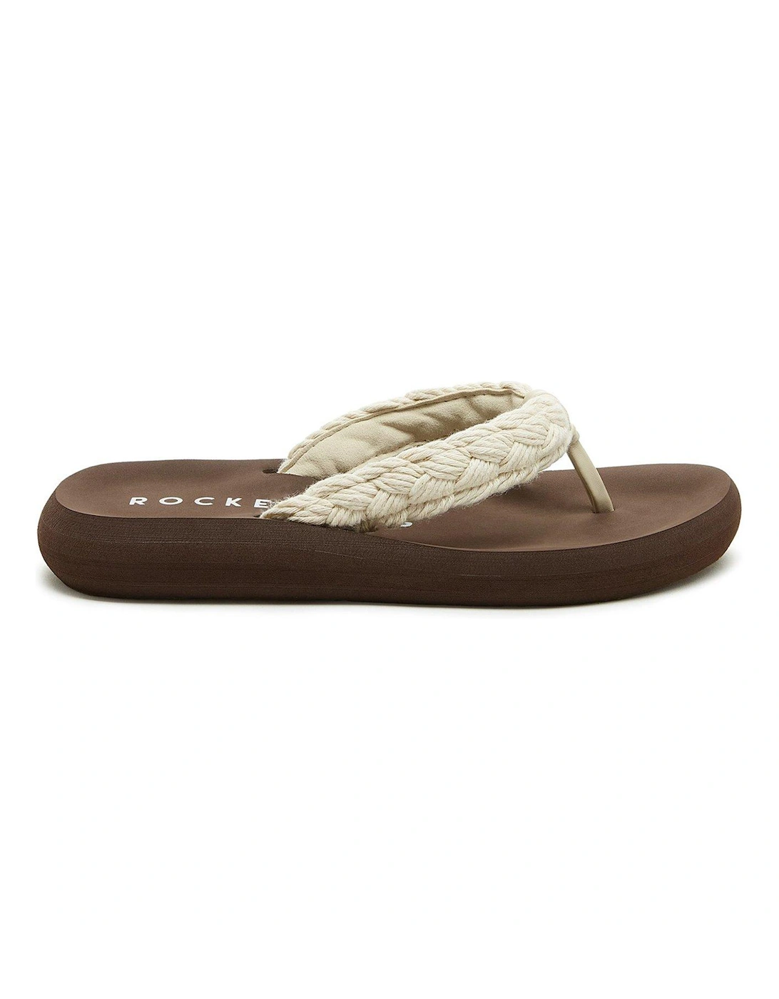 Sunset Cord Toe Post Braided Sandals - Natural, 2 of 1