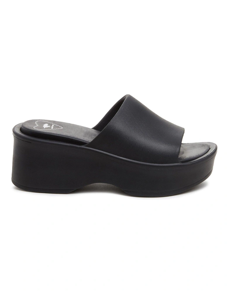 Petal EVA Wedged Sliders - Black