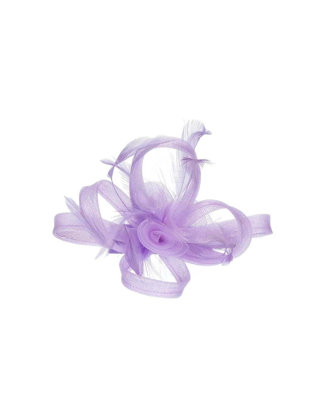 LAVENDER SMALL FEATHER FASCINATOR CLIP, 2 of 1