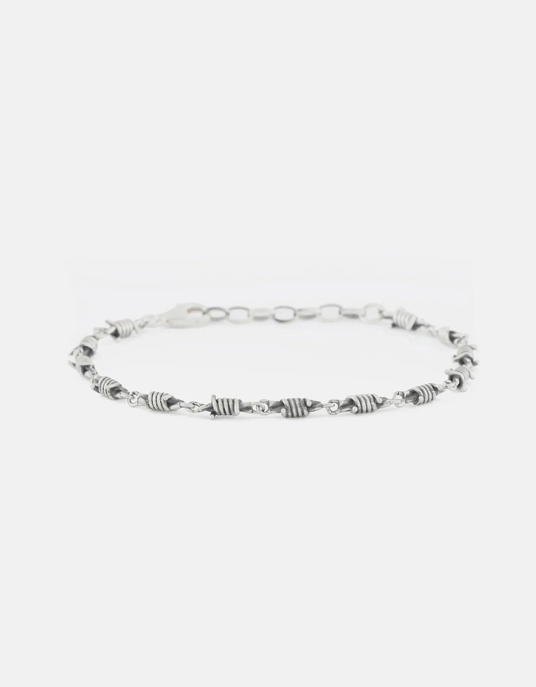 Silver Barbed Wire Bracelet, 4 of 3