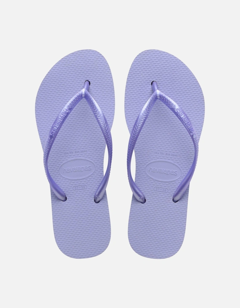 Slim Flatform Flip Flops - Lilac Breeze