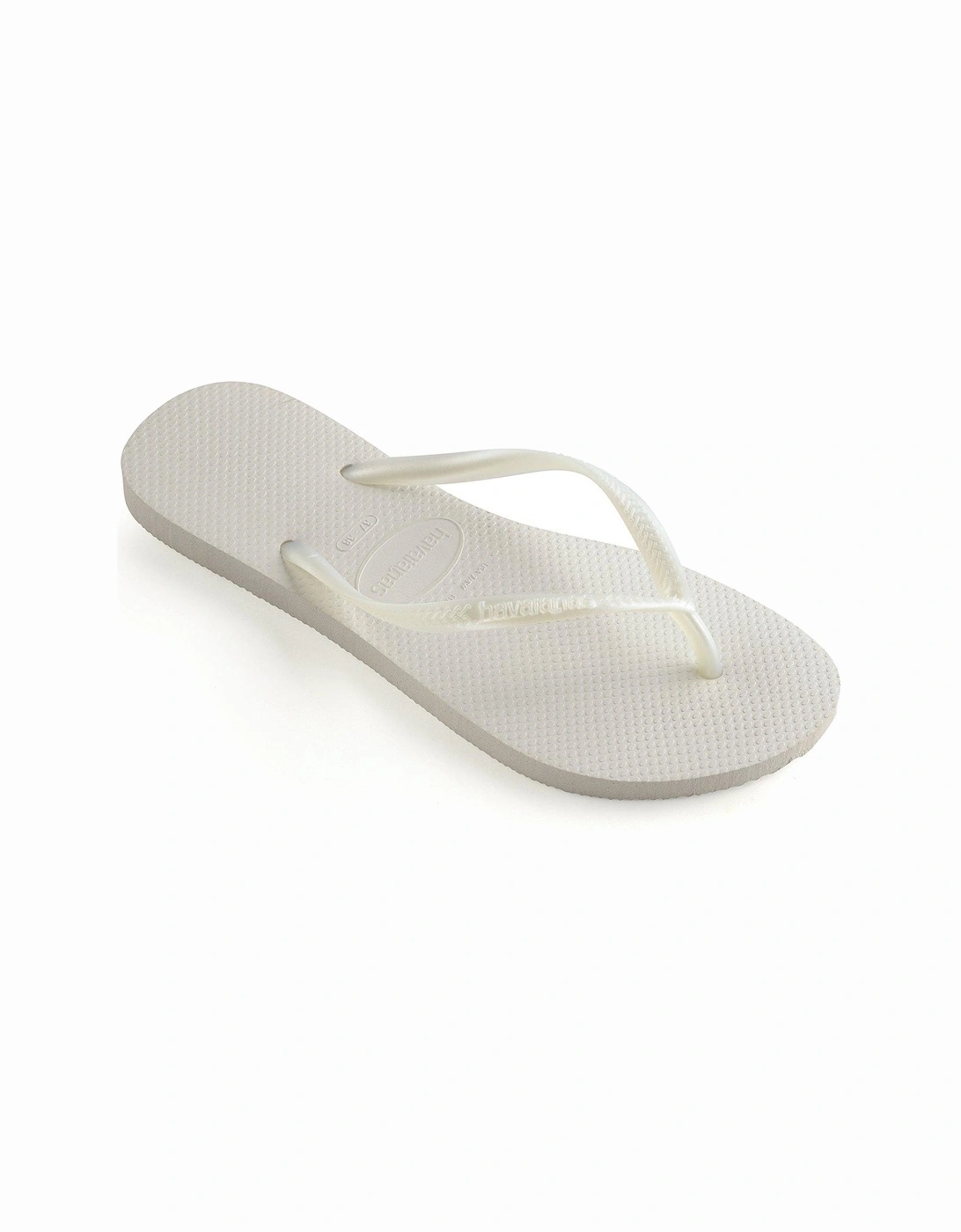 Slim Flip Flop - White, 7 of 6