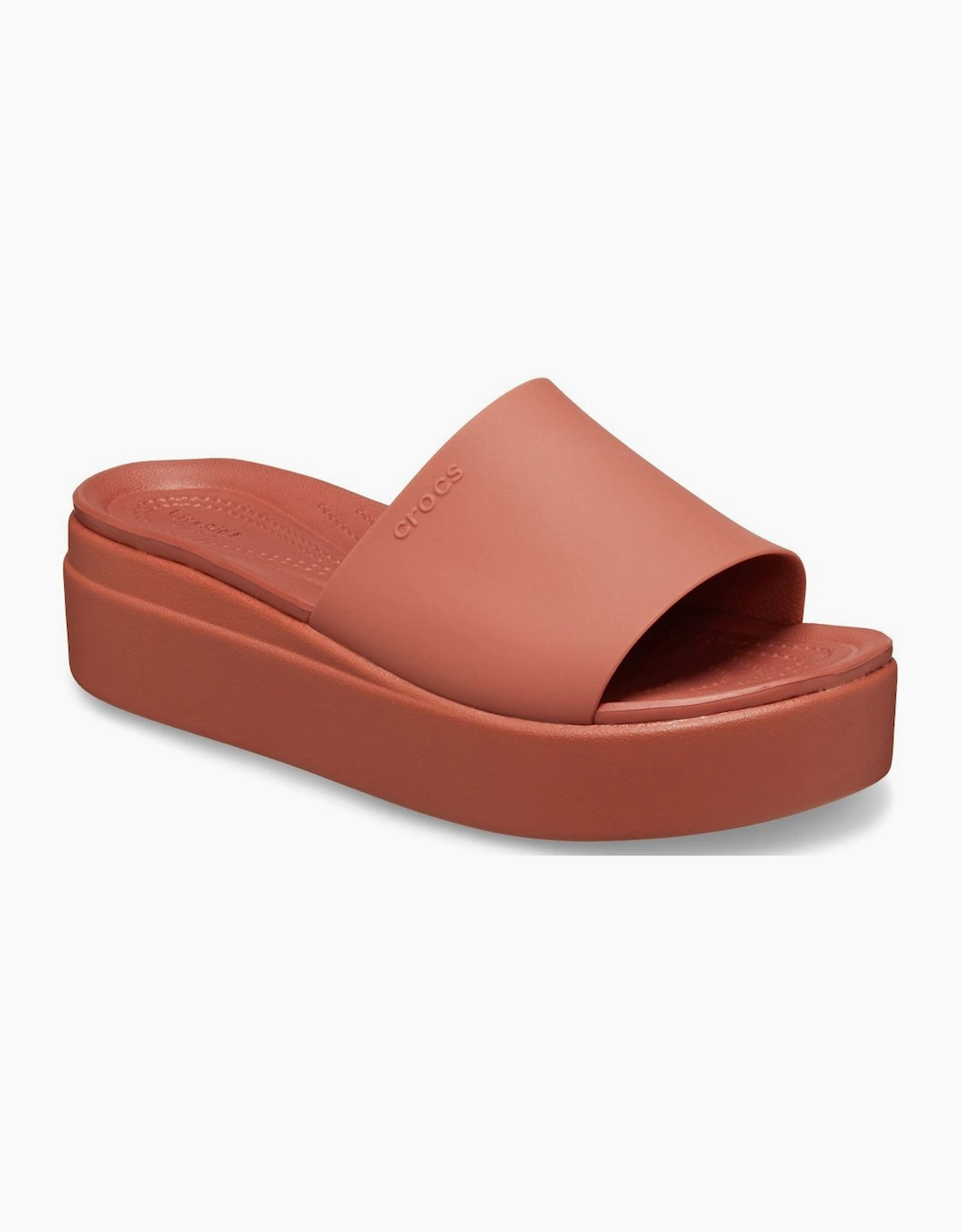 Crocs Women's Brown Brooklyn Slide Sandals  Size 7