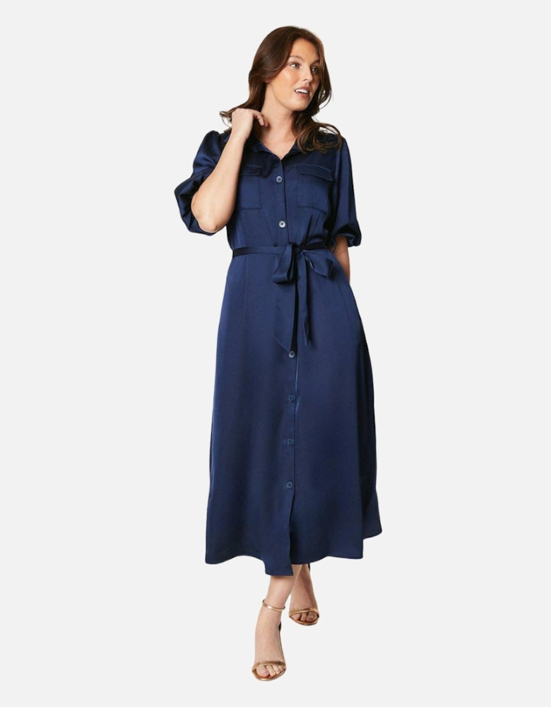 Womens/Ladies Volume Midi Dress