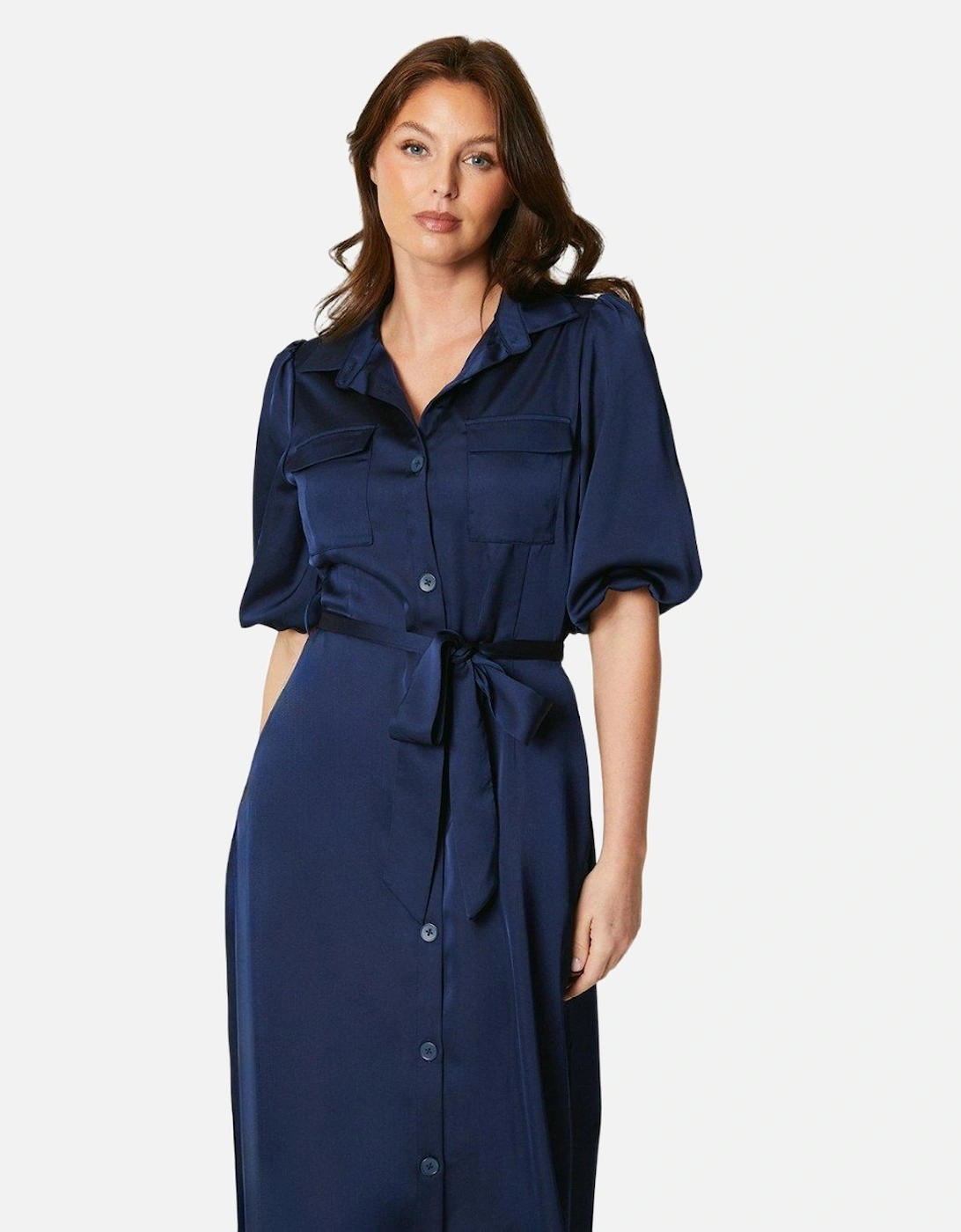 Womens/Ladies Volume Midi Dress