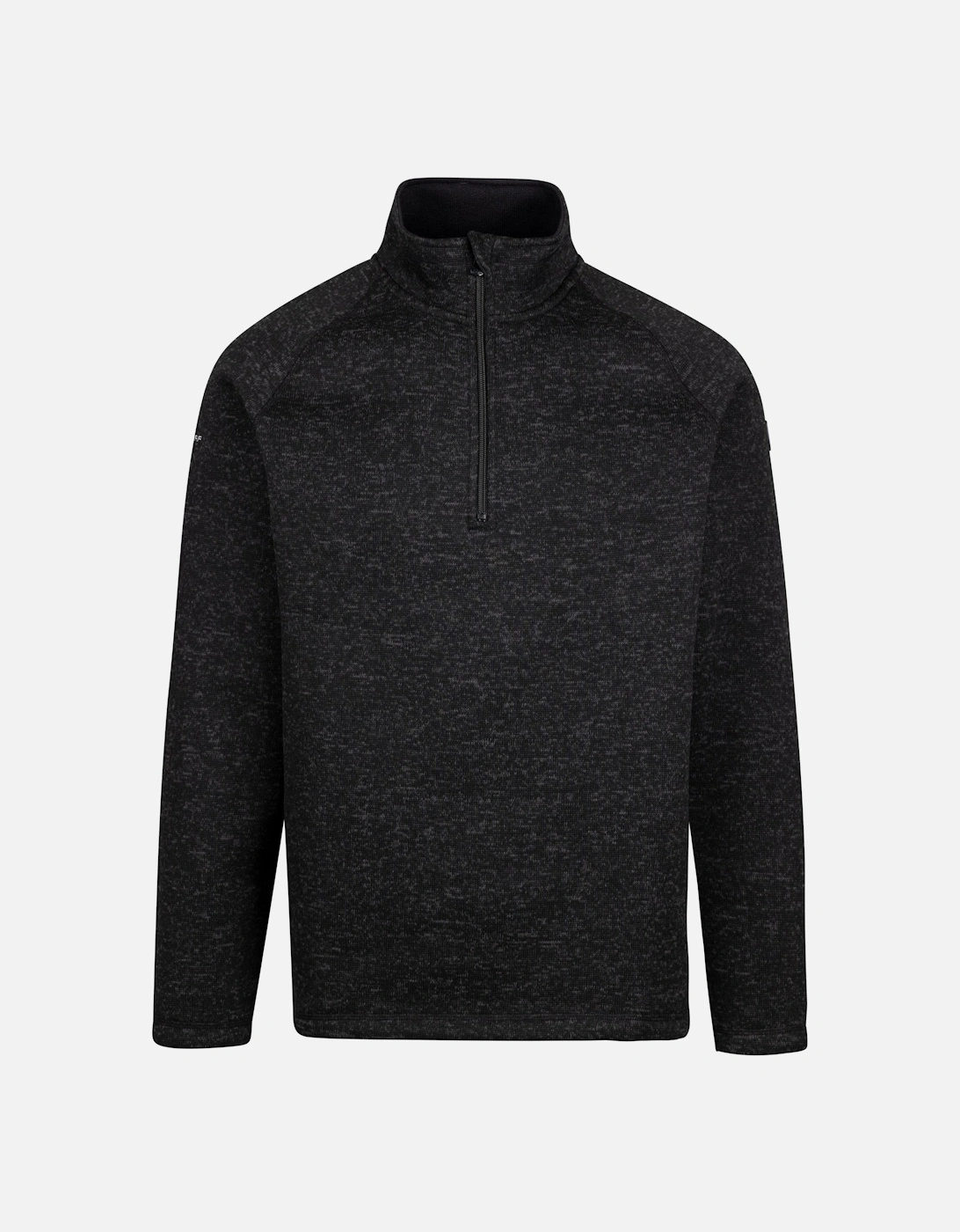 Mens Corsham Marl Half Zip Fleece Top, 4 of 3