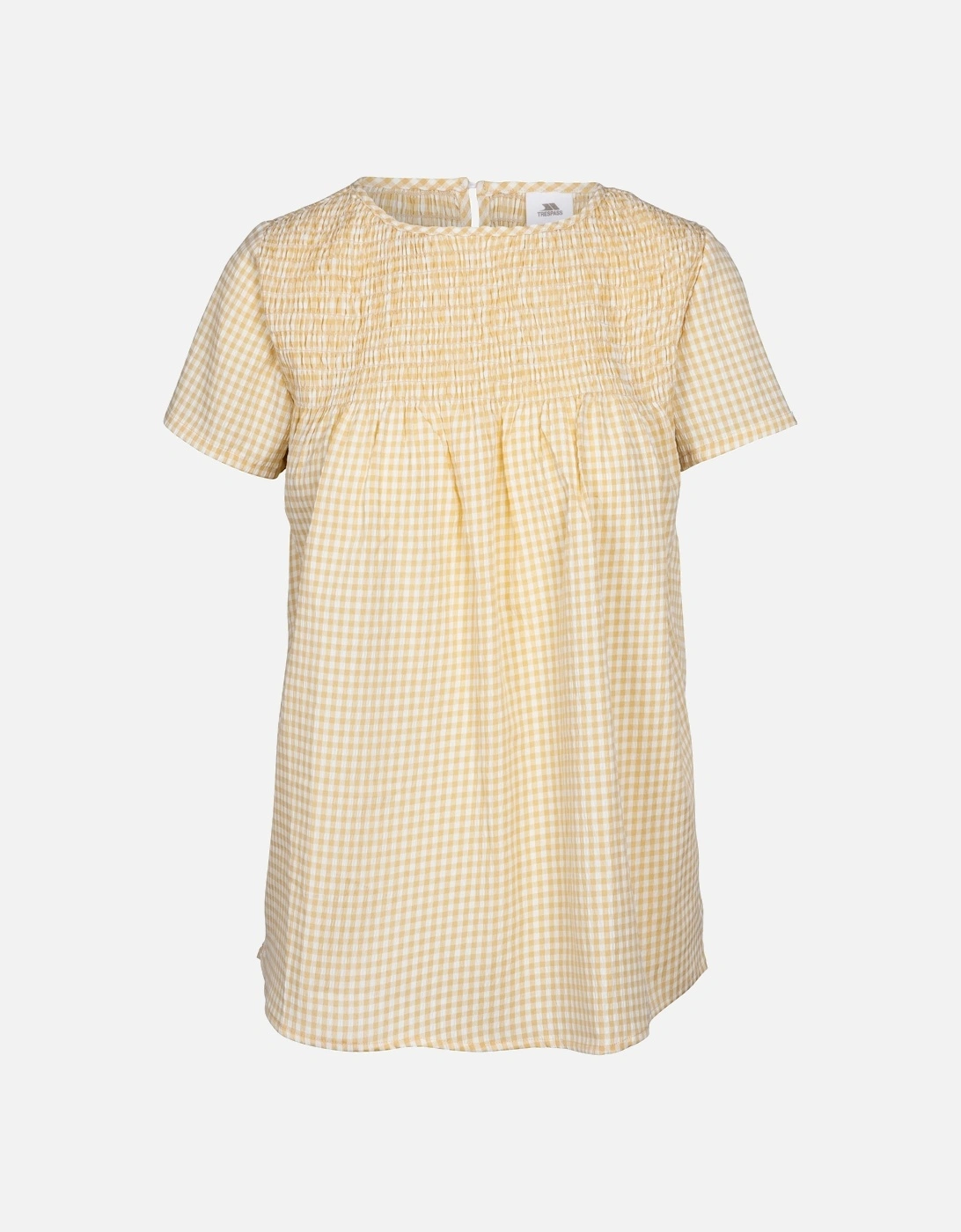 Womens/Ladies Candice Gingham Smock Top, 4 of 3