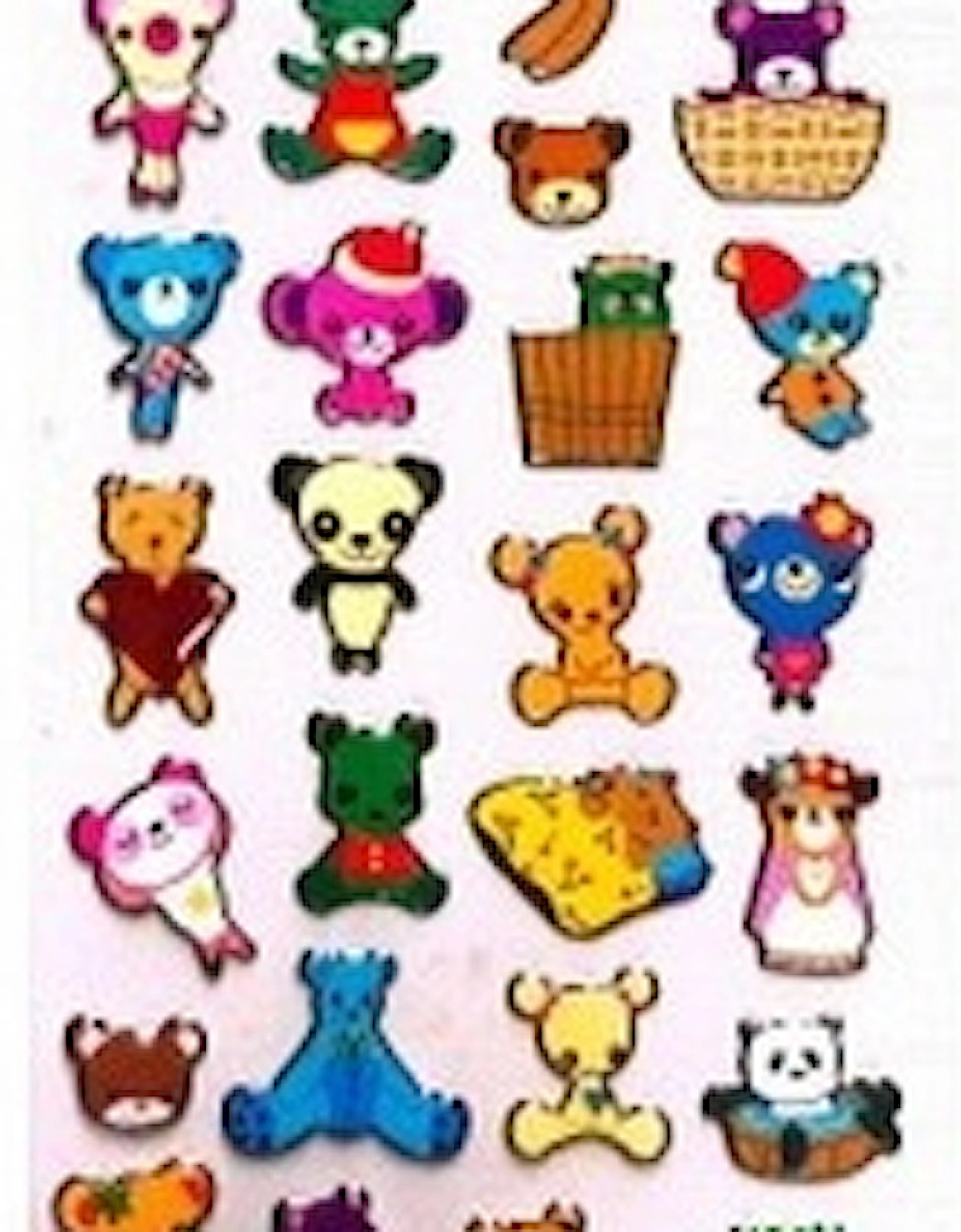 Mini Stuffed Animals Stickers, 2 of 1