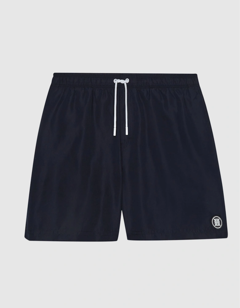 Plain Drawstring Swim Shorts