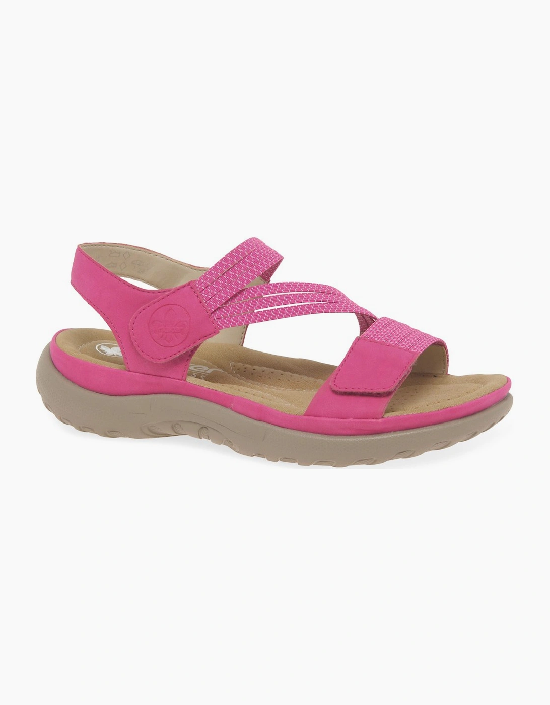 Rieker Women's Locket Womens Sandals - Pink - Size: 5