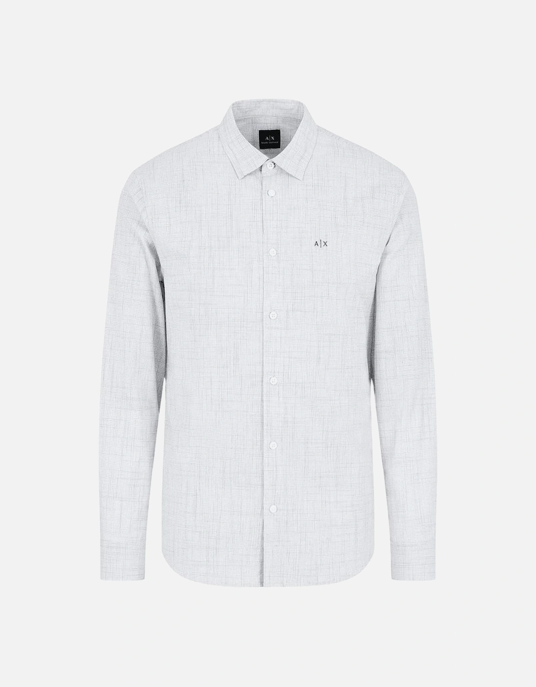 Woven Cotton Logo Grey Shirt, 4 of 3