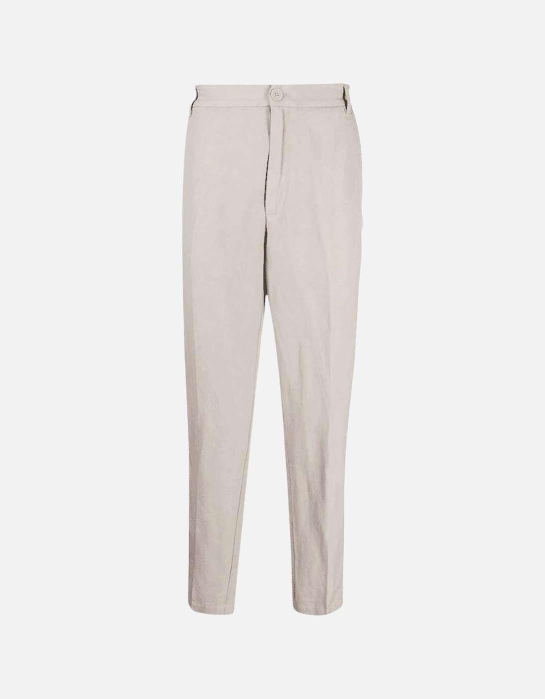 Cotton Beige Linen Trousers, 3 of 2