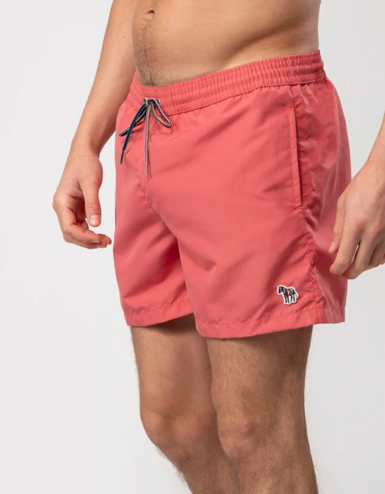 Mens Zebra Logo Swim Shorts