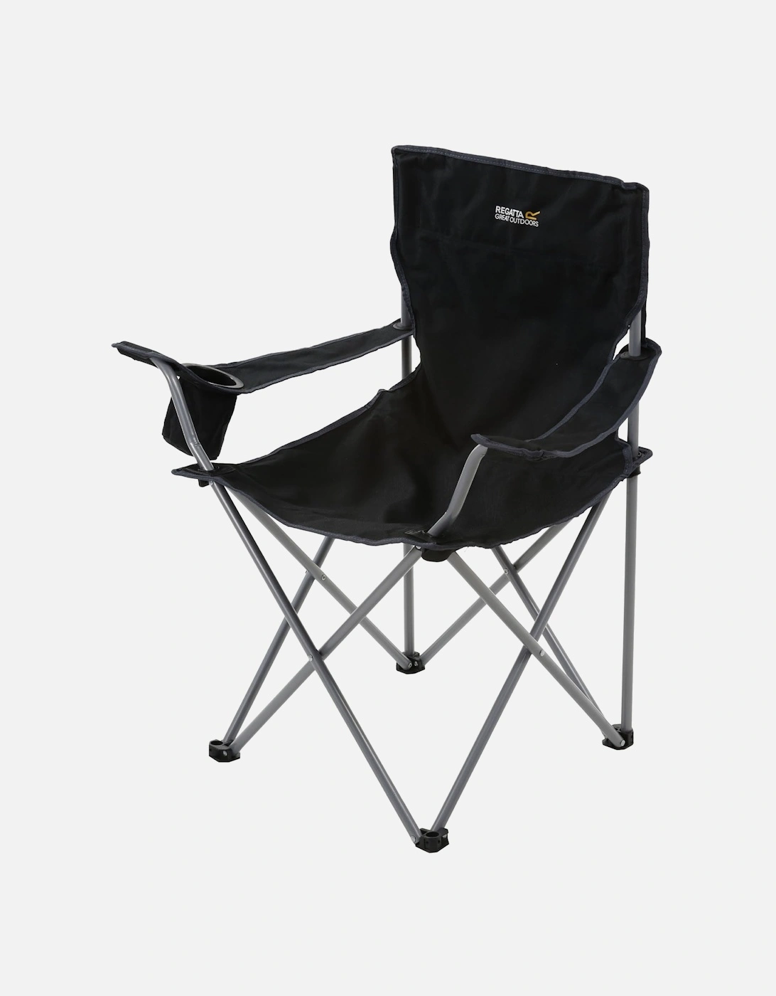 Isla Folding Camping Lounge Chair - Seal Grey, 2 of 1