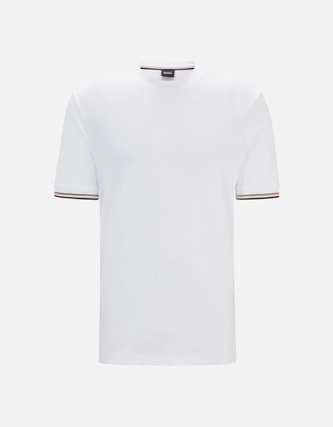 BOSS Black Thompson 04 T-Shirt 10236129 100 White, 4 of 3