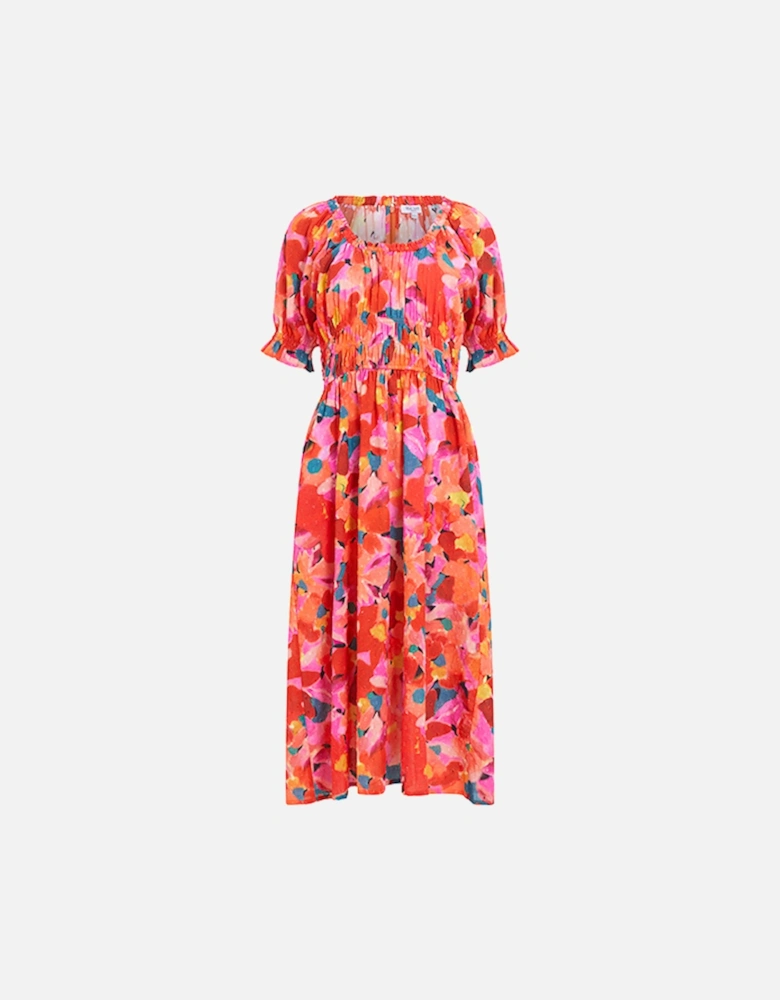 Great Plains Women's Desert Flower Short Sleeve Dress Multi
