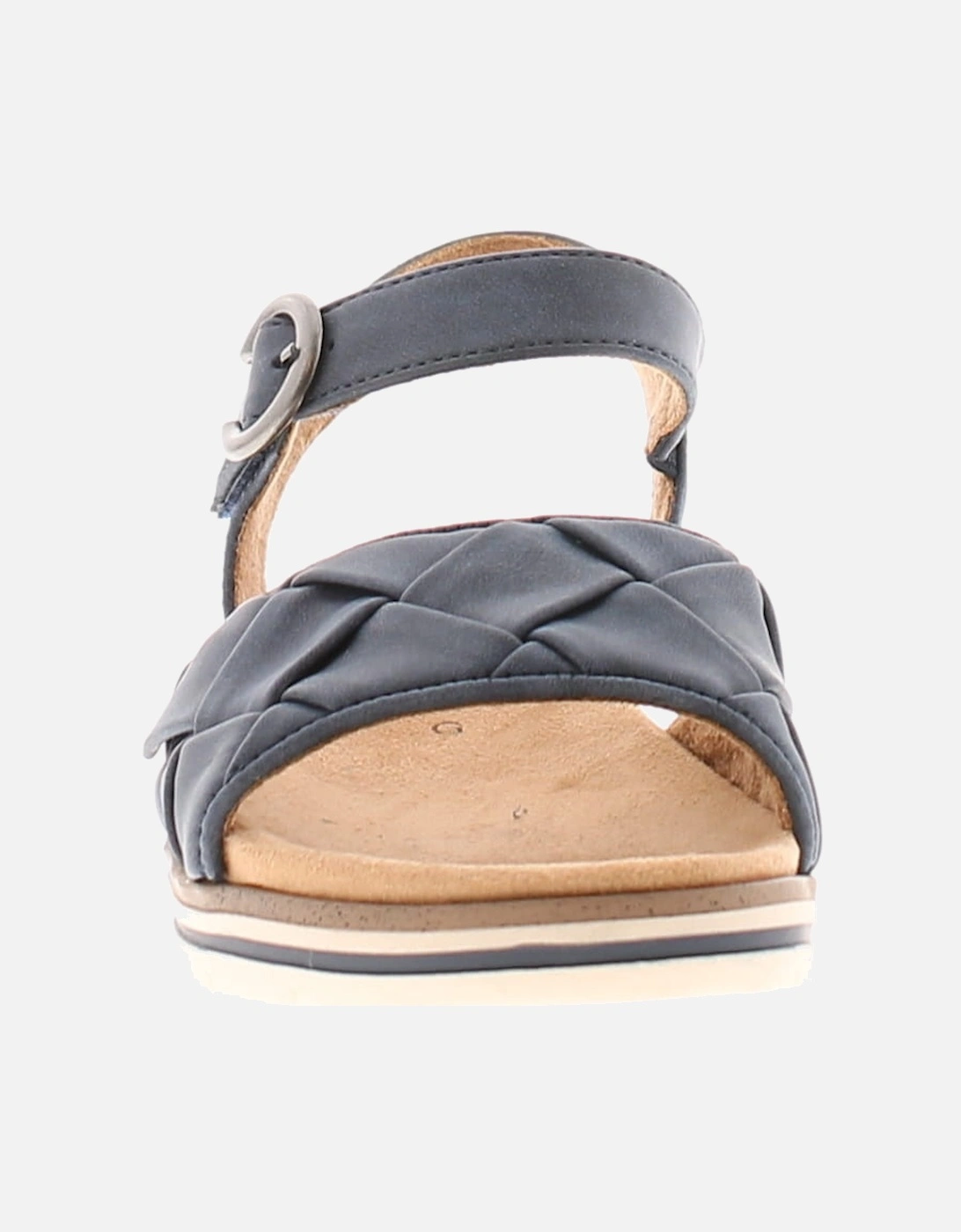 Womens Fashion Sandals Retain Buckle navy UK Size