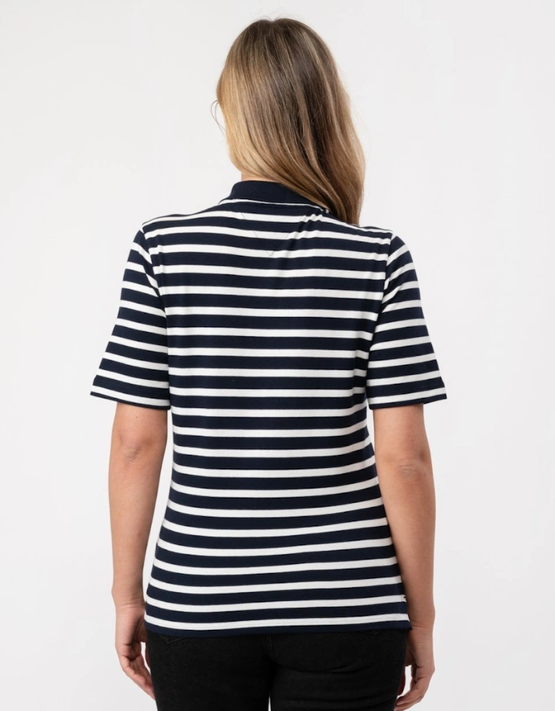 1985 Regular Pique Stripe Womens Polo