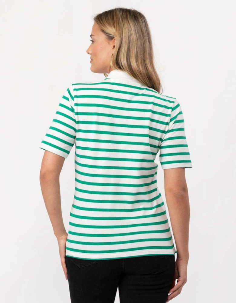 1985 Regular Pique Stripe Womens Polo