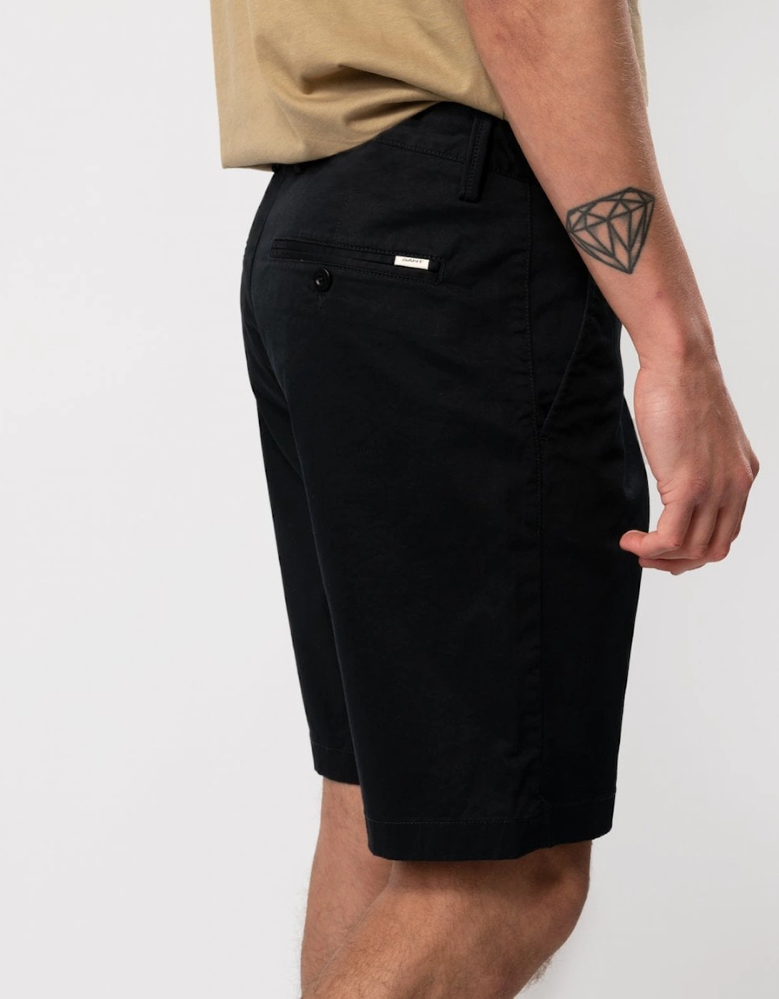 Mens Slim Twill Shorts