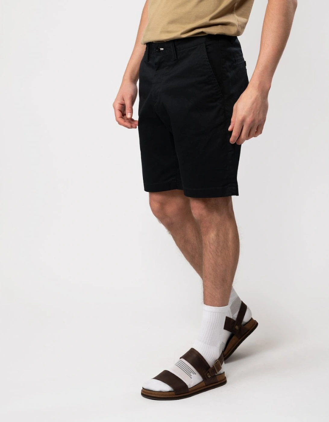 Mens Slim Twill Shorts, 4 of 3