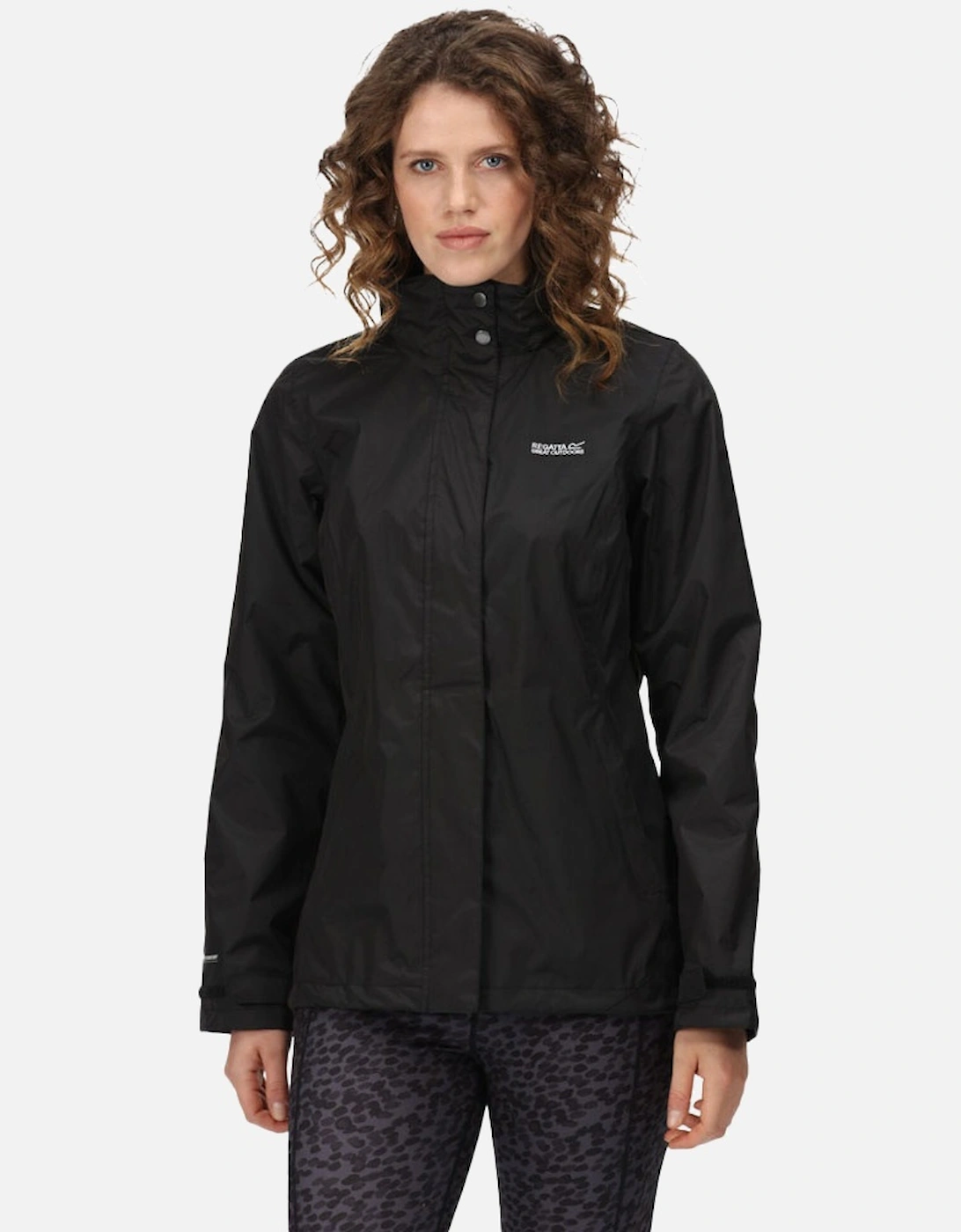 Womens Ladies Daysha Waterproof Rain Shell Jacket, 3 of 2