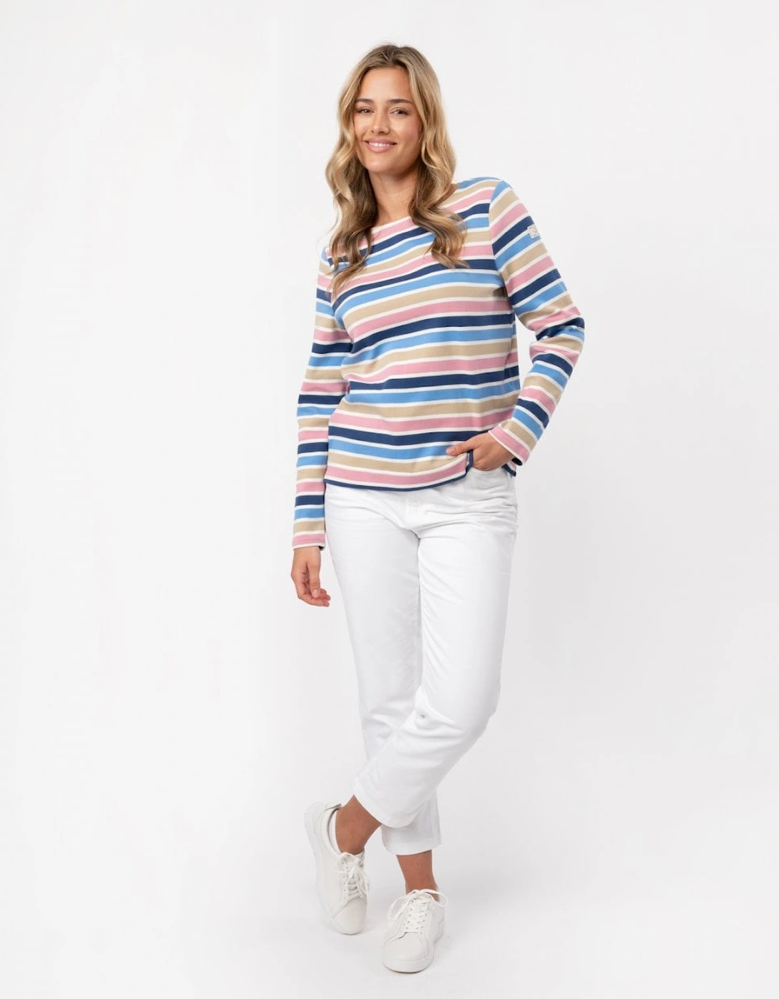 New Harbour Womens Striped Breton Top 224299