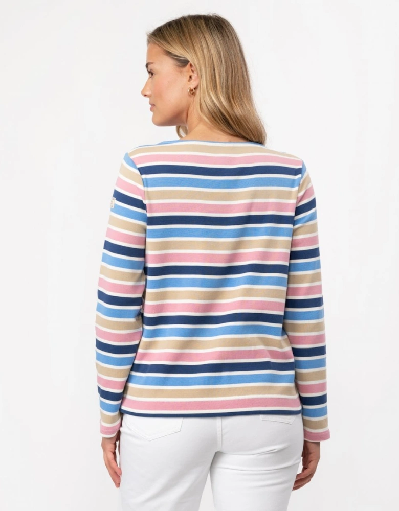 New Harbour Womens Striped Breton Top 224299