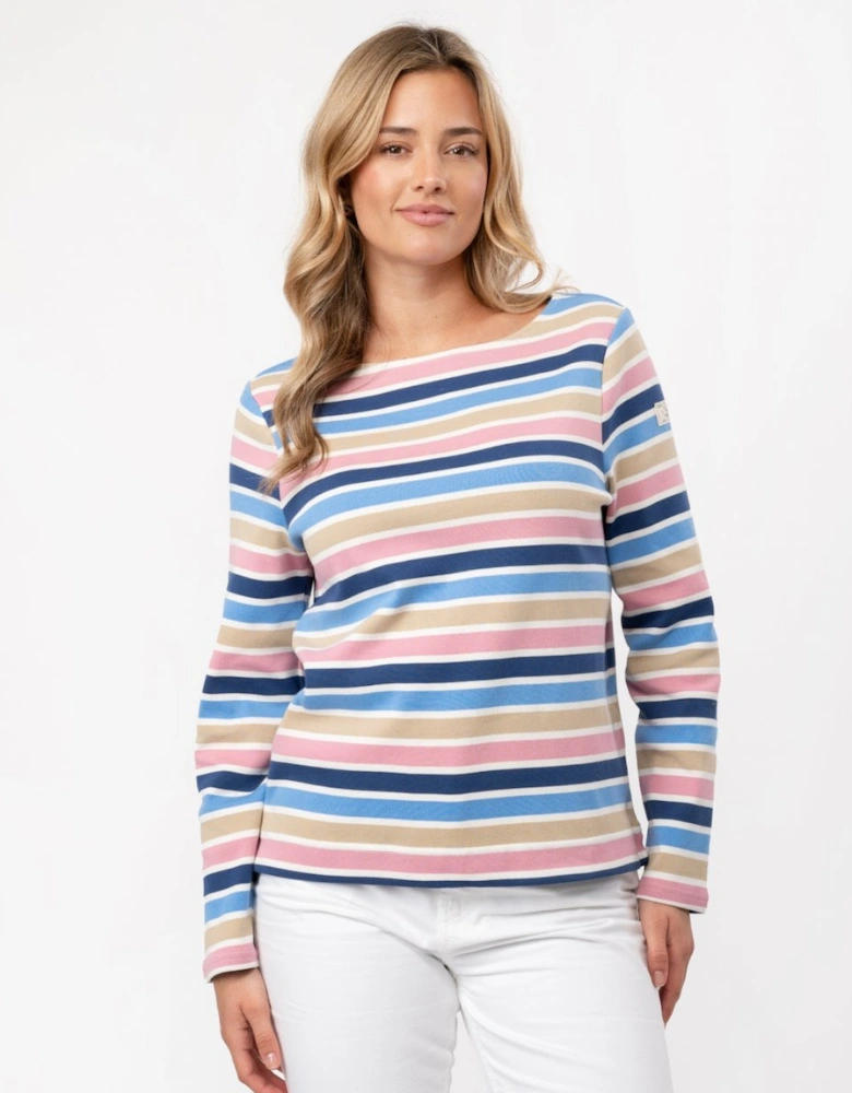 New Harbour Womens Striped Breton Top 224299