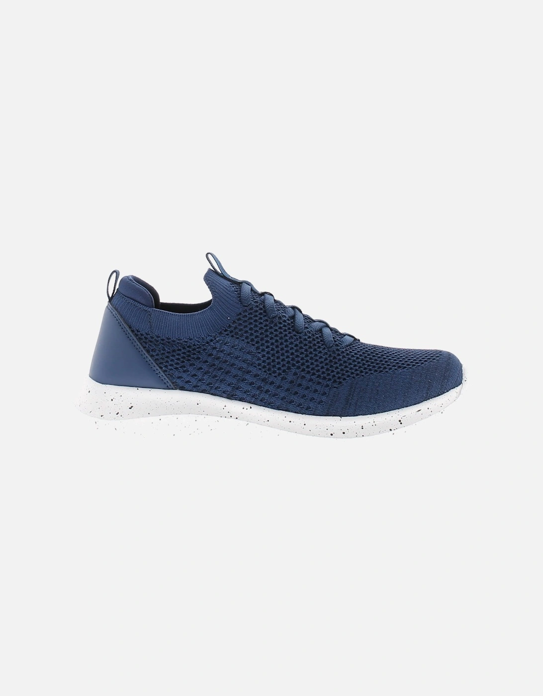 Womens Trainers Textile Knitted Elasticated navy UK Size