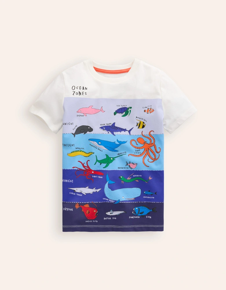 Ocean Zones Printed T-Shirt