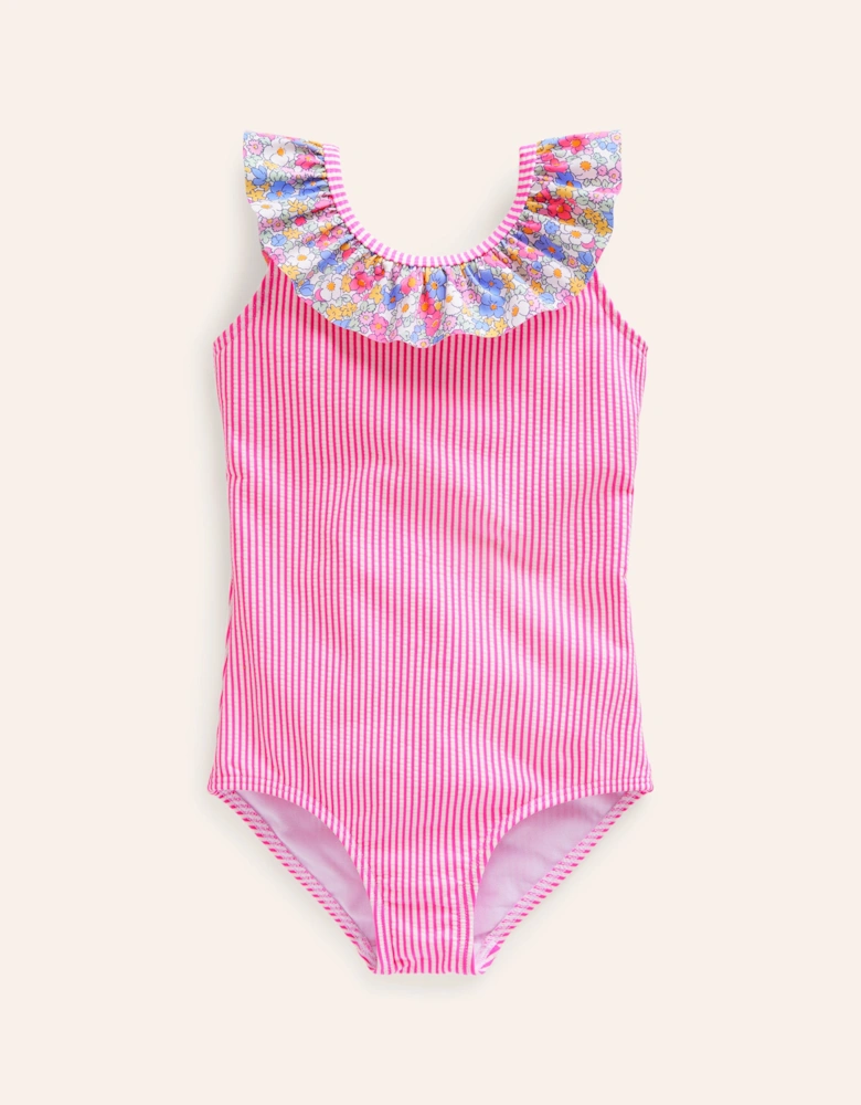 Frill Neck Swimsuit