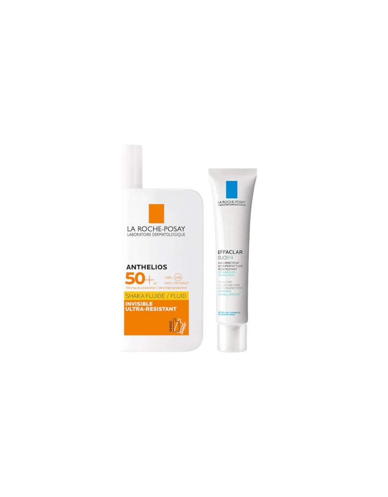 La Roche-Posay Blemish Prone AM Moisturising Skin Bundle - La Roche-Posay