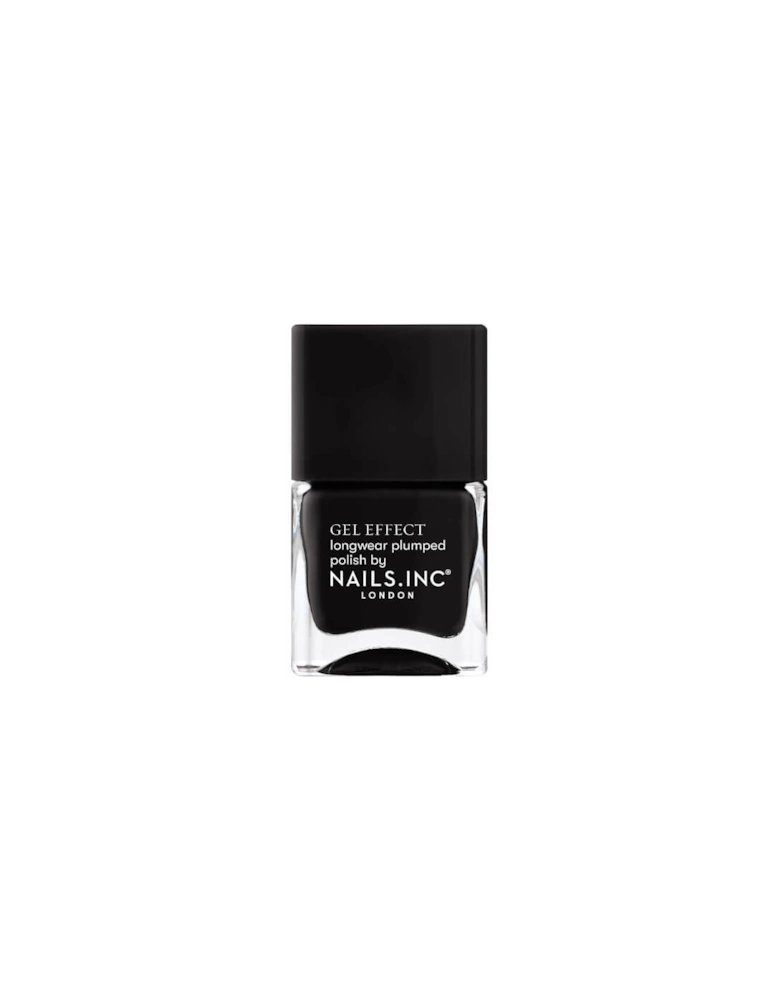 nails inc. Black Taxi Gel Effect Nail Varnish (14ml) - nails inc.