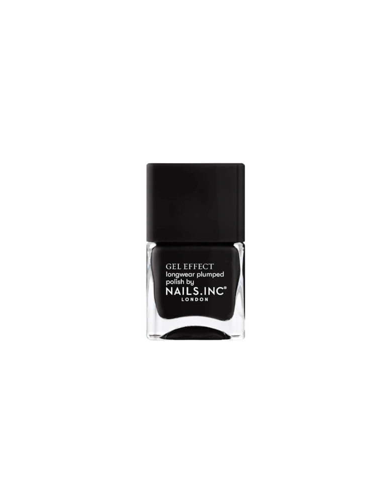 nails inc. Black Taxi Gel Effect Nail Varnish (14ml)