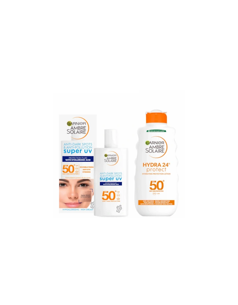 Ambre Solaire Face and Body SPF50 Bundle