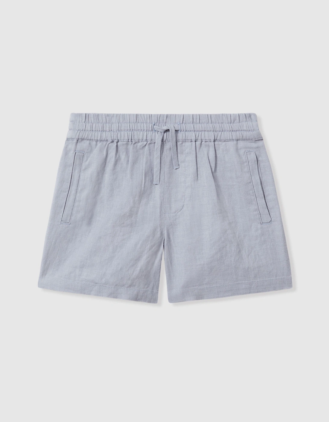 Linen Drawstring Shorts, 2 of 1