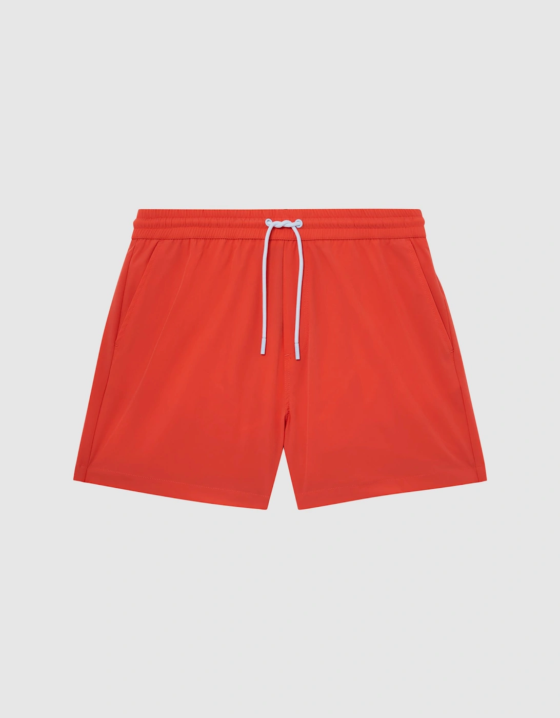 Plain Drawstring Swim Shorts, 2 of 1