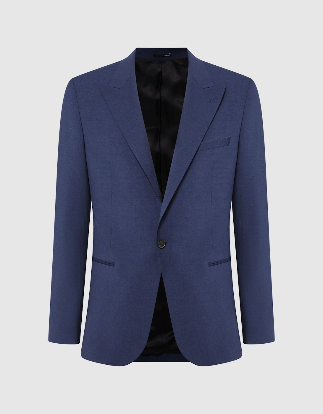 Slim Fit Single Breasted Wool Blend Blazer, 2 of 1