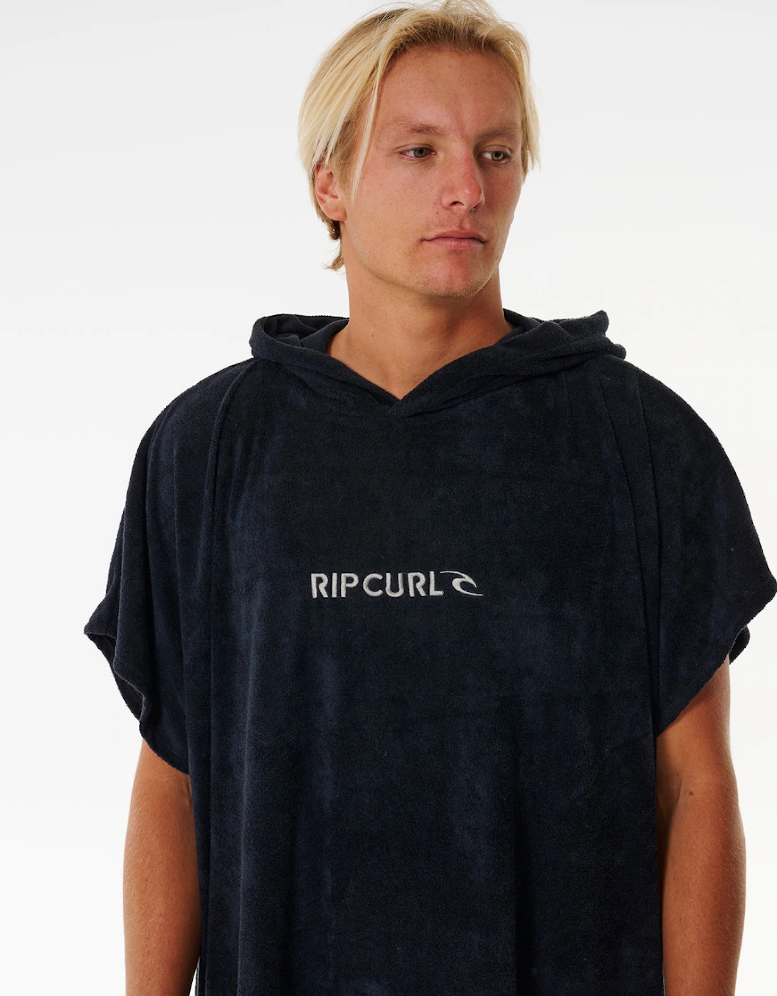 Rip Curl Mens Brand Hooded Towel Poncho