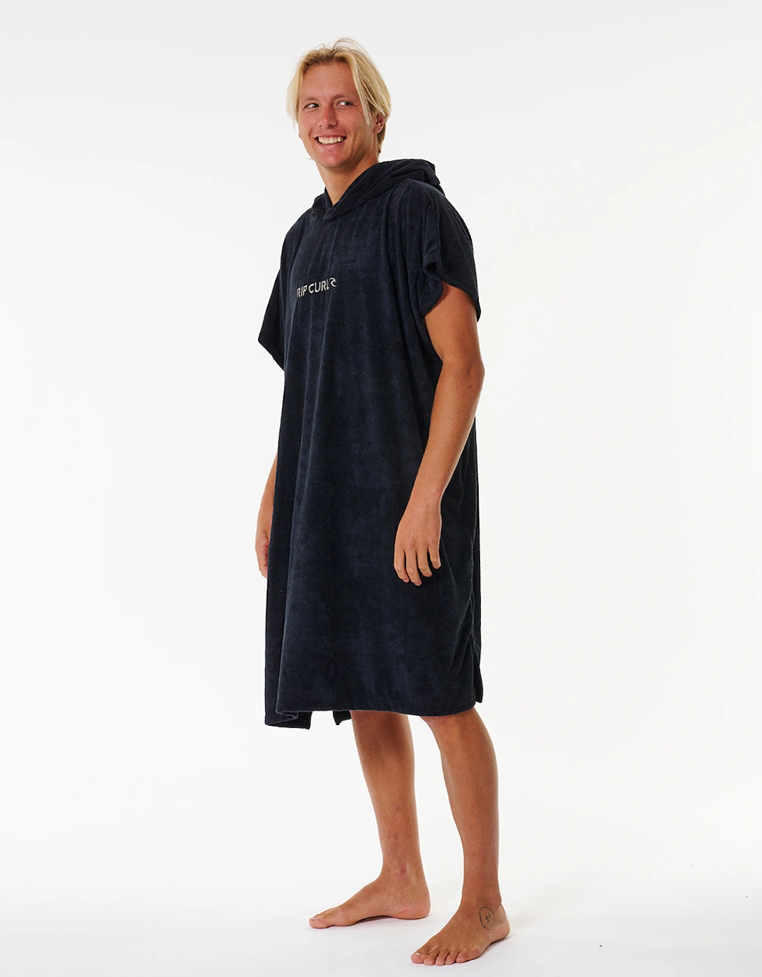 Rip Curl Mens Brand Hooded Towel Poncho