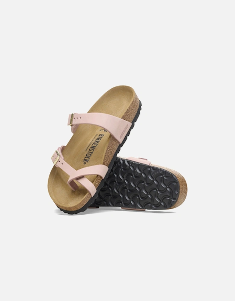 Women's Mayari Nubuck Leather Sandal Soft Pink